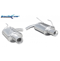 Escape trasero deportivo 1X102 Salida Izq. + Dcha. HONDA S2000 2.0 (240CV) 1999-- CON Homologacion Europea Inoxcar