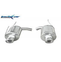 Escape trasero deportivo 1X120X80 Salida Izq. + Dcha. HONDA S2000 2.0 (240CV) 1999-- CON Homologacion Europea Inoxcar