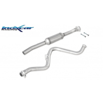 Tubo central con silenciador SUBARU IMPREZA 4WD 2.0D BOXER DIESEL (150CV) 2009-- Ø 54 SIN homologacion Inoxcar