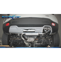 Escape trasero 2X80 RACING JEEP RENEGADE 2.0 MJT (140cv) 4WD) 2016-- Inoxcar PENDIENTE DE HOMOLOGACION