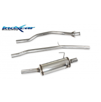 Tubo central directo + Escape trasero Grupo.N54 Ø PEUGEOT 205 RALLYE 1.3 SIN homologacion Inoxcar