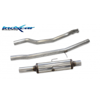Tubo central directo + Escape trasero gr.A 63 Ø PEUGEOT 205 RALLYE 1.3 SIN homologacion Inoxcar