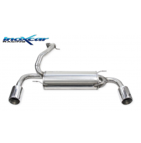 Escape trasero deportivo 1X120 MEGA Salida Izq. + Dcha. MAZDA MAZDA 3 2.3 TURBO DI 16V MPS (260CV) 2010-- CON Homologacion E