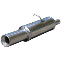 Escape trasero deportivo 1X80 OPEL ASTRA F 1.6 (75CV) 3 FIXING 1996-- CON Homologacion Europea Inoxcar