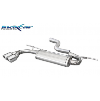 Escape trasero 2X80 X-RACE AUDI A3 (Type 8V) 1.5 TFSI (150cv) 2WD 2017-- Ø 55 Inoxcar PENDIENTE DE HOMOLOGACION