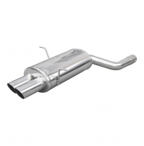 Escape trasero deportivo 2X80 RACING BMW E46 320i (150CV) 1998-- CON Homologacion Europea Inoxcar