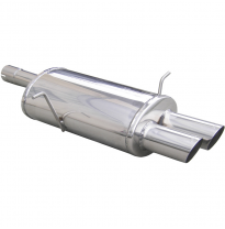 Escape trasero deportivo 2X80 RACING BMW E46 330i-Ci-Xi (230CV) 2000-- CON Homologacion Europea Inoxcar