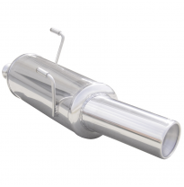 Escape trasero deportivo 1X102 PEUGEOT 206 CC CC 2.0 16V (136CV) 2001-2004 CON Homologacion Europea Inoxcar
