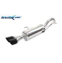 Escape trasero 2X80 RACING BLACK CERAMIC PEUGEOT RCZ 1.6 THP (156CV) 2010-- Inoxcar CON HOMOLOGACION