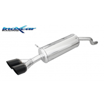 Escape trasero 2X80 RACING BLACK CERAMIC RENAULT CLIO 4 1.5 Dci (100cv) 2012-- Inoxcar PENDIENTE DE HOMOLOGACION