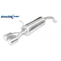 Escape trasero deportivo 2X80 RENAULT CLIO 4 1.2 (75cv) 2013--  CON Homologacion Europea Inoxcar