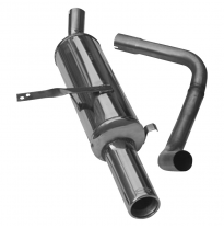 Escape trasero deportivo 1X102 RENAULT MEGANE II 1.9 DCi (120CV) 2002-- Ø 50 CON Homologacion Europea Inoxcar