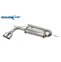 Escape trasero 2X80 RACING SEAT LEON (Type 5F) 1.5 FR (150cv) (Ponte torcente) 2018-- Inoxcar PENDIENTE DE HOMOLOGACION