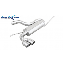 Escape trasero deportivo 2X80 RACING SEAT LEON (Type 1P) 2.0 TSI CUPRA (240CV) 2006-- Ø 65 CON Homologacion Europea Inoxcar