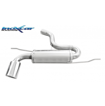 Escape trasero deportivo 1X120X80 OBLIQUO SEAT LEON (Type 1P) 2.0 TSI CUPRA (240CV) 2006-- Ø 65 CON Homologacion Europea Ino