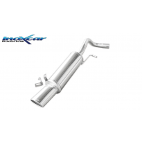 Escape trasero deportivo 1X120X80 SKODA FABIA (Type 6Y) 1.4 TDI / 1.9 SDI / 1.9 TDI SIN homologacion Inoxcar