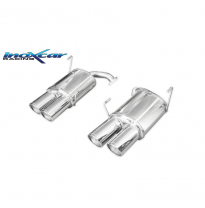 Escape trasero deportivo 2X100 X-RACE Salida Izq. + Dcha. SUBARU IMPREZA 4WD 2.5T WRX STi 10MY (300CV) 2010-2013 CON Homolog