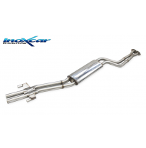 Tubo central con silenciador  BMW E30 - Serie 3 320 IS 2.0 16V (192cv) (kit M-TECH) 1989-1991 Ø 45 Inoxcar SIN HOMOLOGACION