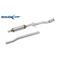 Tubo central con silenciador (Con Flexible) MINI COOPER 1.6 S (184cv) 2011 diam. 55 (Type R56) CON Homologacion Europea Inoxcar