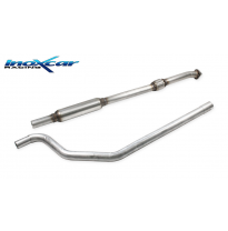 Tubo central con silenciador ALFA ROMEO MITO 1.4i (79cv) 2008-2012 Tubo Ø 50 PENDIENTE de Homologacion Europea Inoxcar