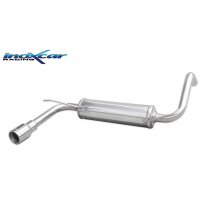 Escape trasero deportivo 1X80 TOYOTA AYGO 1.0 (68CV) 2005-2014 CON Homologacion Europea Inoxcar