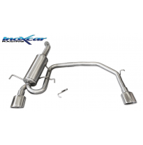 Silenciador trasero deportivo  duplex 1X120X80 ALFA ROMEO 156 3.2 GTA (250CV) 2002-- CON Homologacion Europea Inoxcar