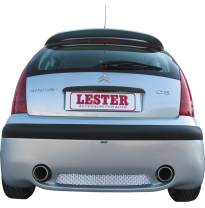 Silenciador trasero deportivo  duplex 1X102 CITROEN C3 1.6 16V (110CV) 2001-2008 Ø 45 CON Homologacion Europea Inoxcar