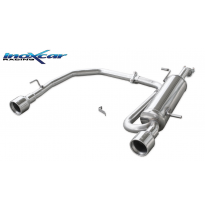 Silenciador trasero deportivo  duplex 1X102 CITROEN C3 1.4 HDI (70CV-92CV) 2001-2008 Ø 50 CON Homologacion Europea Inoxcar