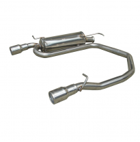 Silenciador trasero deportivo  duplex 1X102 CITROEN XSARA 1.4 HDI (70CV) --2004 CON Homologacion Europea Inoxcar