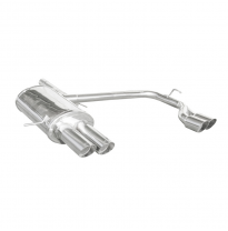 Silenciador trasero deportivo  duplex 2X80 RACING VOLVO XC 90 2.5T (210CV) 2002-- CON Homologacion Europea Inoxcar