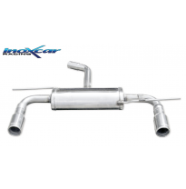 Silenciador trasero deportivo  duplex 1X80 VOLKSWAGEN GOLF 5 2.0 TDI (140CV) 2004-- Ø 55 CON Homologacion Europea Inoxcar