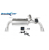 Escape trasero deportivo 1X80 RACING + Kit de depresión válvula + mando a distancia BMW F23 M235i (326cv) 2015-- Cabrio SIN