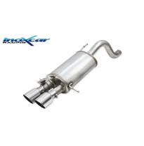 Escape trasero 2X90 RACING + Valvola con montaggio motorino elettrico di serie HYUNDAI I20 N  1.6 Turbo (204cv) 2021-- Inoxcar C