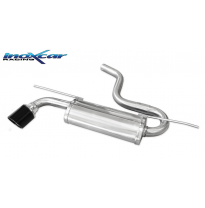 Escape trasero deportivo 1X100 X-RACE BLACK EDITION VOLKSWAGEN GOLF 7 1.6 TDI (105cv) 2015-- CON Homologacion Europea Inoxca