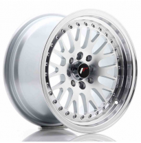 LLANTA JR Wheels JR10 15x8 ET20 4x100/108 Silver Machined Face JAPAN RACING