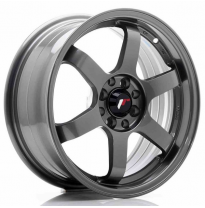 LLANTA JR Wheels JR3 16x7 ET40 5x100/114 Gun Metal JAPAN RACING