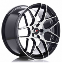 LLANTA JR Wheels JR18 20x10 ET20-45 5H Blank Glossy Black JAPAN RACING