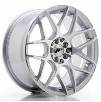 LLANTA JR Wheels JR18 17x8 ET25 4x100/108 Silver Mach JAPAN RACING