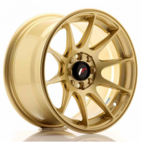 LLANTA JR Wheels JR11 15x8 ET25 4x100/108 Gold JAPAN RACING