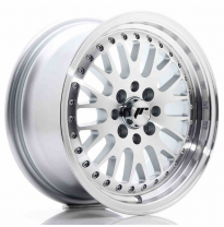 LLANTA JR Wheels JR10 15x7 ET30 4x100/108 Silver Machined Face JAPAN RACING