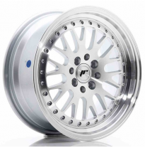 LLANTA JR Wheels JR10 16x7 ET30 4x100/108 Silver Machined Face JAPAN RACING