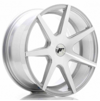 LLANTA JR Wheels JR20 18x8,5 ET25-40 Blank Silver Machined JAPAN RACING