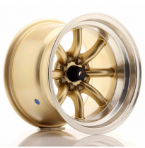 LLANTA JR Wheels JR19 15x10,5 ET-32 4x100/114 Gold JAPAN RACING