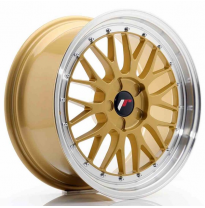 LLANTA JR Wheels JR23 18x8,5 ET25-48 5H BLANK Gold w/Machined Lip JAPAN RACING