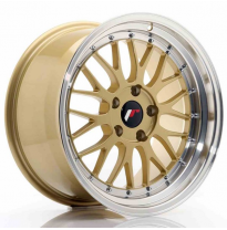 LLANTA JR Wheels JR23 18x9,5 ET35 5x120 Gold w/Machined Lip JAPAN RACING