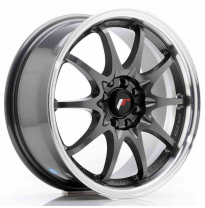Llanta Jr Wheels Jr5 16x7 Et30 4x100/108 Gun Metal W/Machined Lip Japan Racing