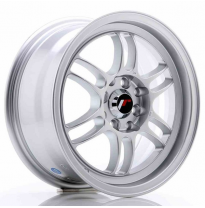 Llanta Jr Wheels Jr7 15x7 Et38 4x100/114 Silver Japan Racing