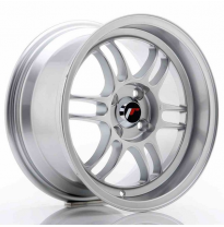 LLANTA JR Wheels JR7 15x8 ET35 4x100 Silver JAPAN RACING