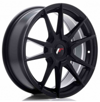 LLANTA JR Wheels JR21 17x7 ET25-40 Blank Matt Black JAPAN RACING