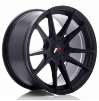 LLANTA JR Wheels JR21 17x9 ET25-35 Blank Matt Black JAPAN RACING